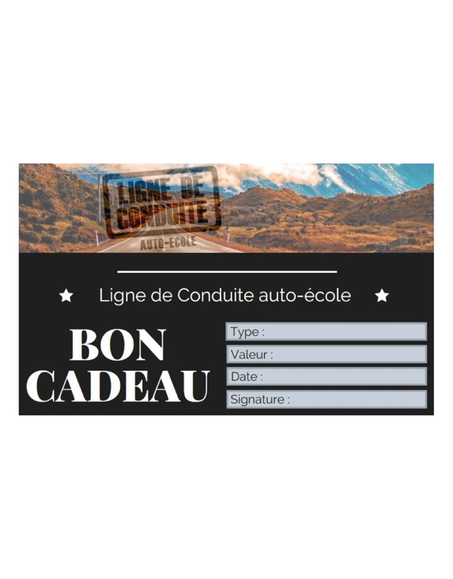 Bon cadeau : Leçon de conduiteNicolas HOURIET (NE)